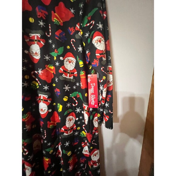 NEW Santa Claus Women's Dress Christmas Ugly Sweater Holiday Party Size Small - Picture 3 of 6